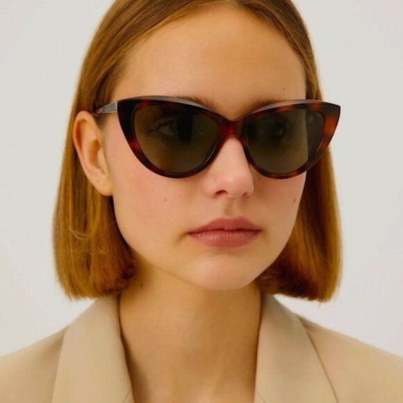 NWT Saint Laurent SL M81 - 003 Cat Eye Sunglasses - Picture 1 of 7
